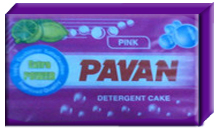 Pink Pavan Detergent Cake